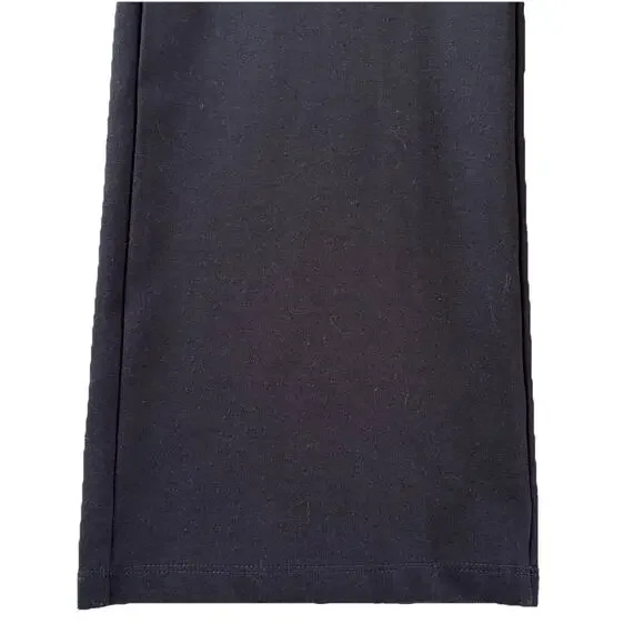 Saint + Sophia Putney Pull On Pants Size 12 Navy Blue Relaxed Straight Pockets - Picture 9 of 16